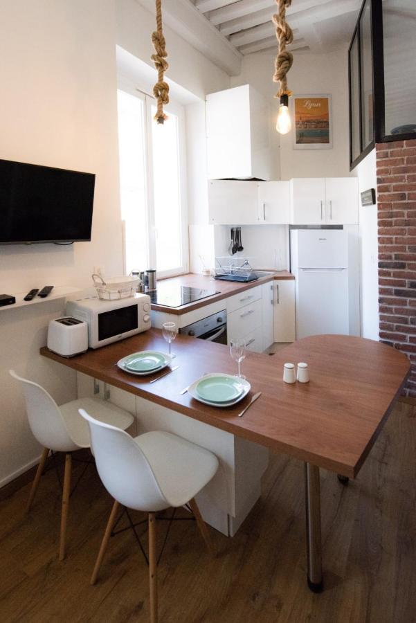 Le Ferratiere - Moderne Industriel Du Vieux Lyon Lägenhet Exteriör bild